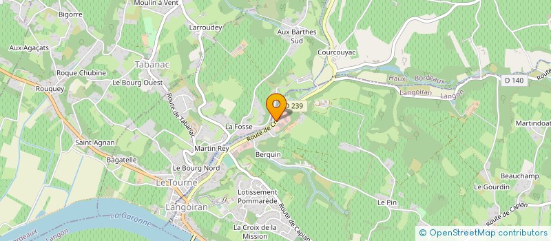 localisation de l'entreprise OPTIC LBC  LANGOIRAN