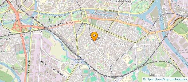 localisation de l'entreprise OPTIC OHEL 770 à STRASBOURG
