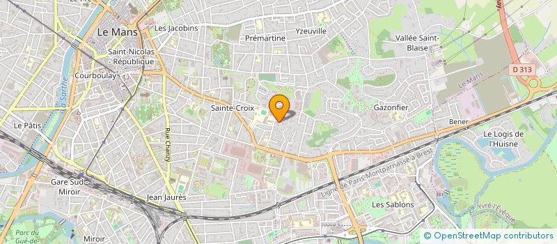localisation de l'entreprise OPTIC PLUS à LE MANS