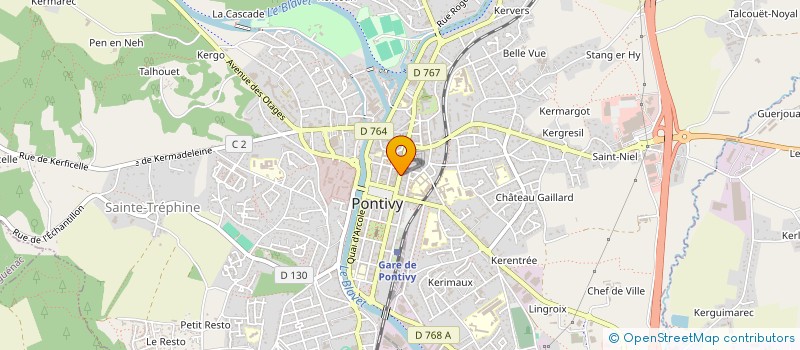 localisation de l'entreprise OPTIC PONTIVY à PONTIVY