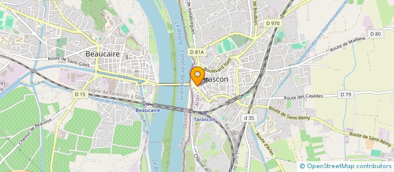 localisation de l'entreprise OPTIC ROCHER  TARASCON