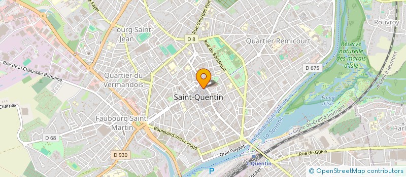 localisation de l'entreprise OPTIC SAINT ANDRE à SAINT-QUENTIN