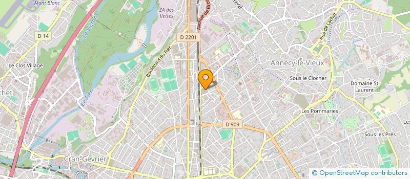 localisation de l'entreprise OPTIC SECURITE à ANNECY
