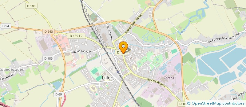 localisation de l'entreprise OPTIC THERY à LILLERS