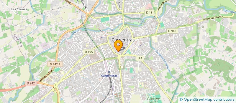 localisation de l'entreprise OPTICA à CARPENTRAS