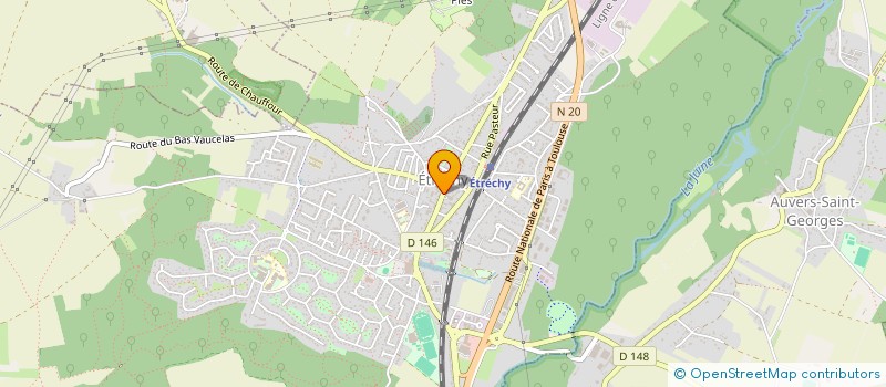 localisation de l'entreprise OPTICA à ETRECHY