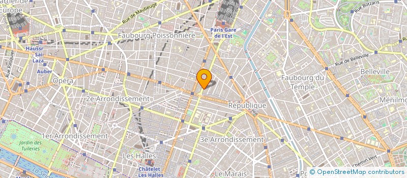 localisation de l'entreprise OPTICAB SAINT MARTIN  PARIS