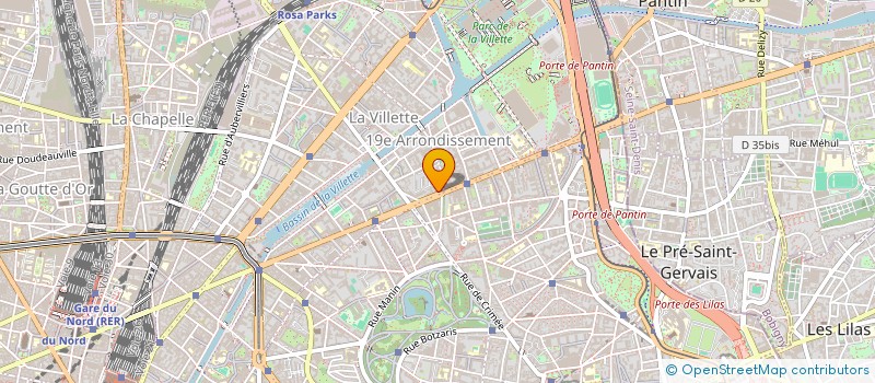 localisation de l'entreprise OPTICAL EXPRESS à PARIS