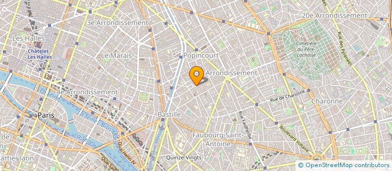 localisation de l'entreprise OPTICAL PRESTIGE  PARIS