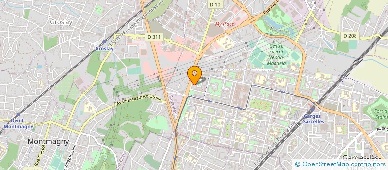 localisation de l'entreprise OPTICAL STUDIO à SARCELLES