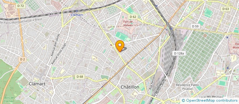 localisation de l'entreprise OPTICALZONE  CHATILLON