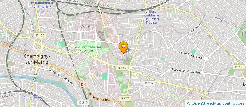 localisation de l'entreprise OPTICAP à CHAMPIGNY-SUR-MARNE