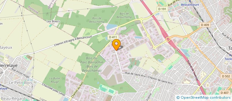 localisation de l'entreprise OPTICAR  TAVERNY