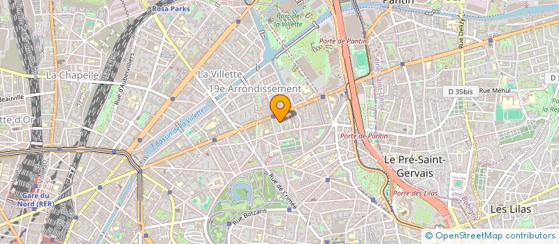 localisation de l'entreprise OPTICARE FRANCE  PARIS