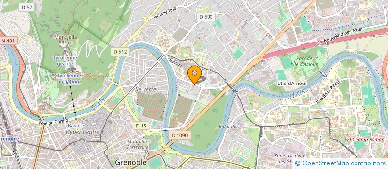 localisation de l'entreprise OPTICAVE à LA TRONCHE