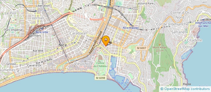 localisation de l'entreprise OPTICIEN CREATEUR BONAPARTE à NICE