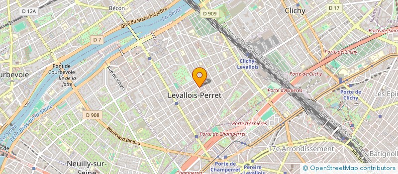 localisation de l'entreprise OPTICIEN PRIVE à LEVALLOIS-PERRET