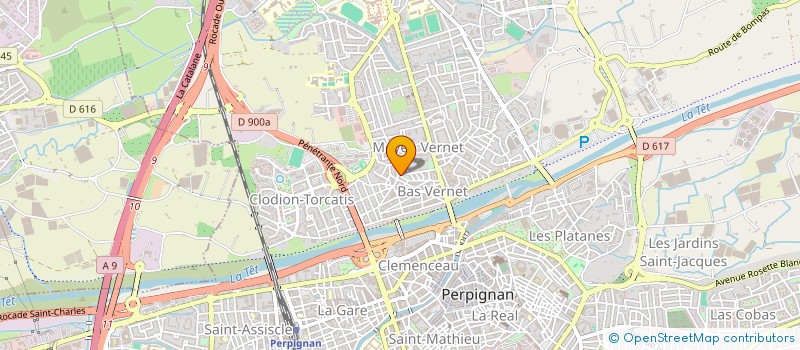 localisation de l'entreprise OPTICIENS LUNETIERS SANS FRONTIERES à PERPIGNAN