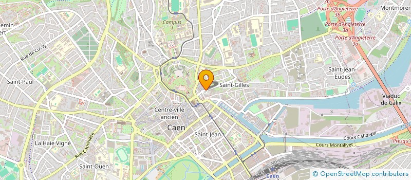 localisation de l'entreprise OPTICIENS STAUB SARL à CAEN