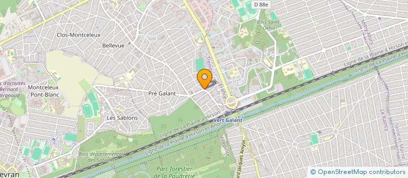 localisation de l'entreprise OPTICLASS à VILLEPINTE