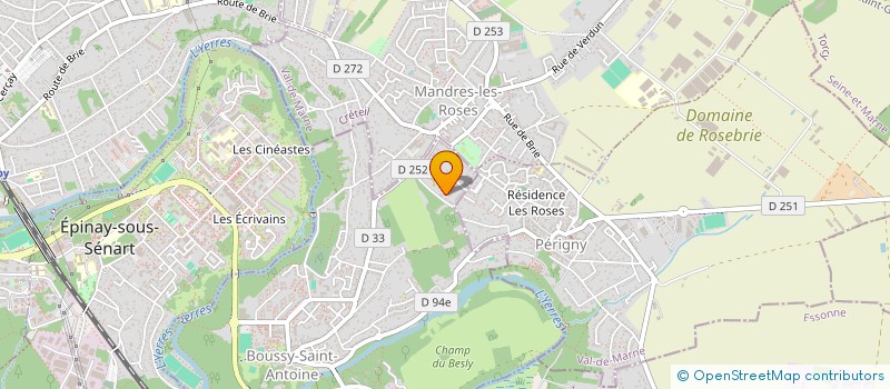 localisation de l'entreprise OPTICLINE  BOUSSY-SAINT-ANTOINE