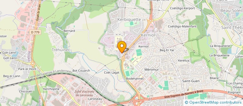 localisation de l'entreprise OPTICLINIC à VANNES