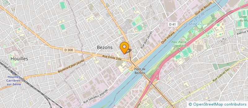 localisation de l'entreprise OPTICONNECT à BEZONS