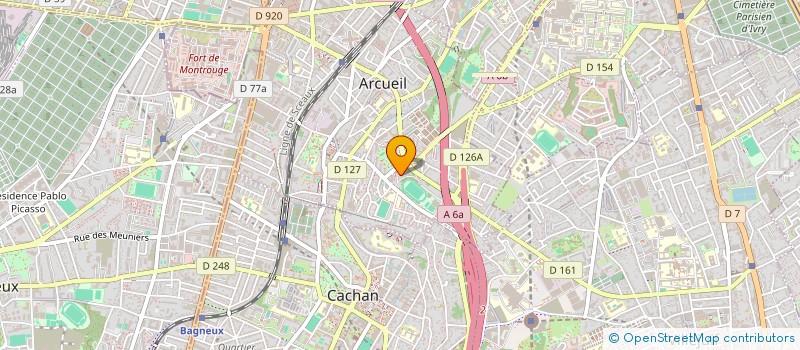 localisation de l'entreprise OPTICPF  ARCUEIL