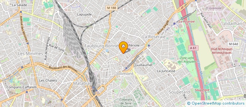 localisation de l'entreprise OPTICS à TOULOUSE