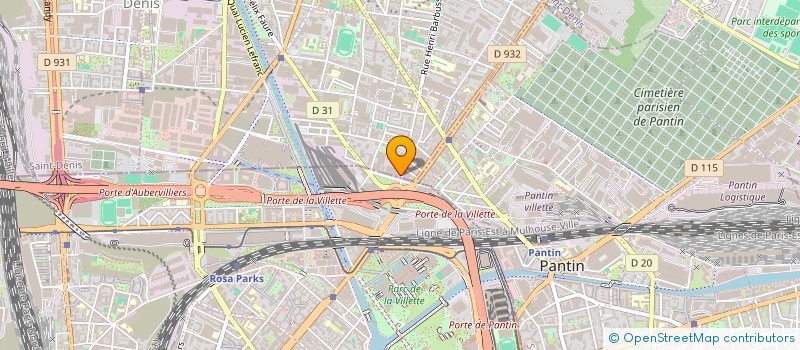 localisation de l'entreprise OPTICS FOR RESEARCH FRANCE à AUBERVILLIERS