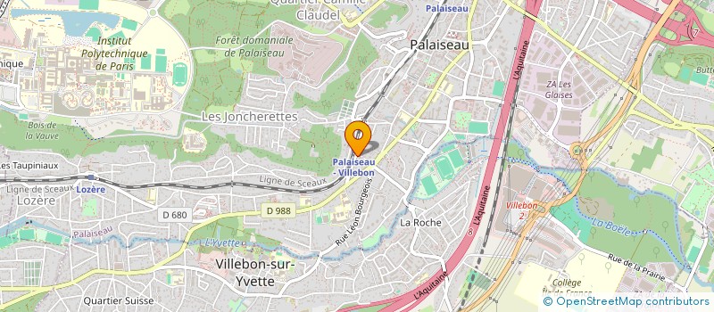 localisation de l'entreprise OPTICS VALLEY à PALAISEAU