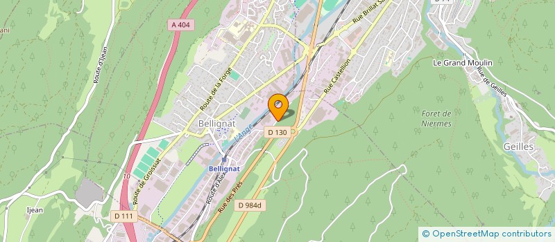 localisation de l'entreprise OPTIDECO à BELLIGNAT
