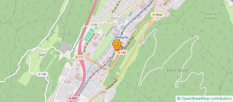 localisation de l'entreprise OPTIDECOR à BELLIGNAT