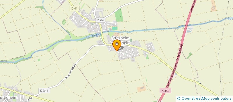 localisation de l'entreprise OPTIDIAG67  STUTZHEIM-OFFENHEIM