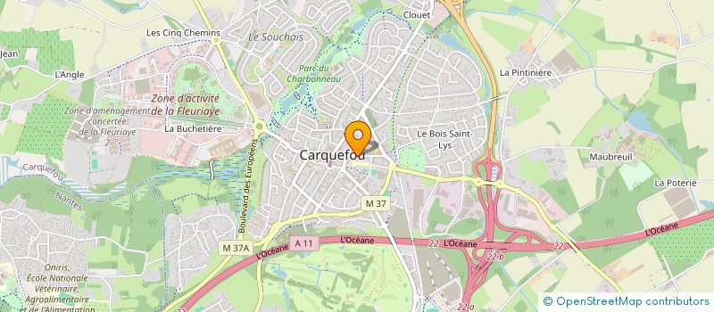 localisation de l'entreprise OPTIFEA  CARQUEFOU