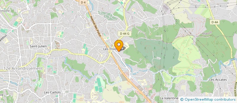 localisation de l'entreprise OPTIFIBRE à MARSEILLE