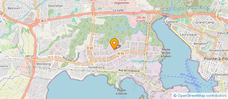 localisation de l'entreprise OPTIFINA SARL  BAIE-MAHAULT