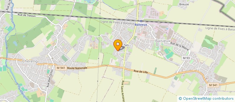 localisation de l'entreprise OPTIFLOW SOLUTIONS  BAISIEUX