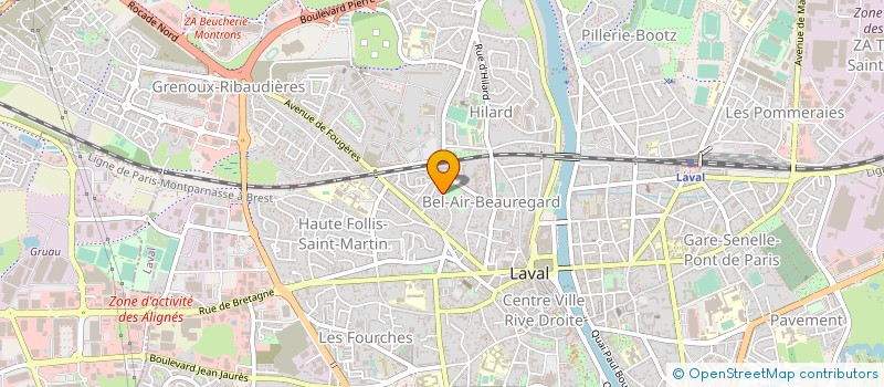 localisation de l'entreprise OPTIFORM VALENTIN CENDRIER à LAVAL