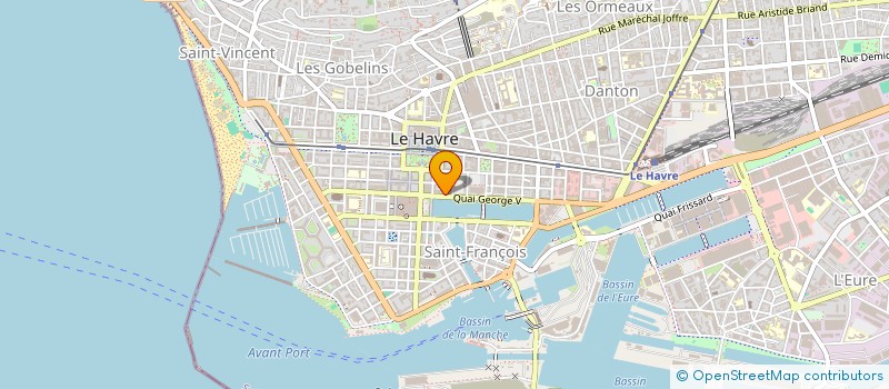 localisation de l'entreprise OPTIFREIGHT à LE HAVRE