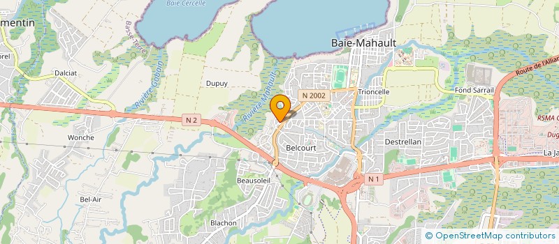 localisation de l'entreprise OPTIGEST  BAIE-MAHAULT