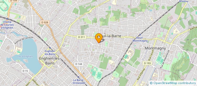 localisation de l'entreprise OPTIGLASS à DEUIL-LA-BARRE