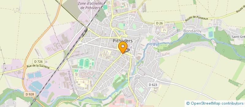 localisation de l'entreprise OPTIGREEN IT CONSULTING à PITHIVIERS