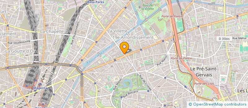 localisation de l'entreprise OPTIK 128  PARIS