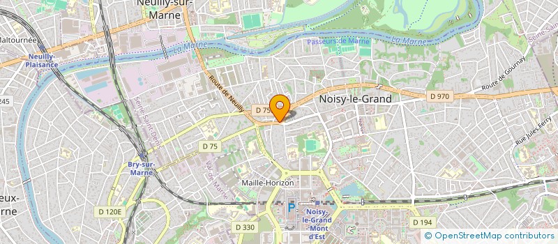 localisation de l'entreprise OPTIK à NOISY-LE-GRAND