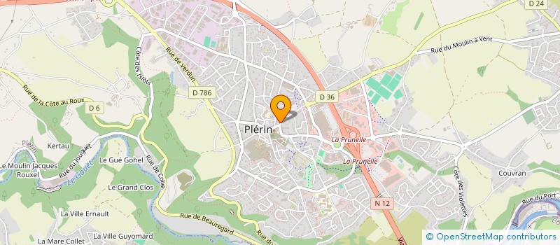 localisation de l'entreprise OPTIK PLERIN à PLERIN