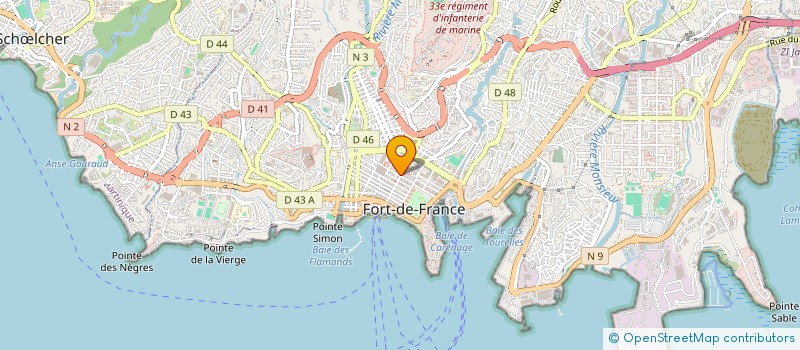 localisation de l'entreprise OPTIKA à FORT-DE-FRANCE