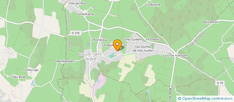 localisation de l'entreprise OPTIKA à CHATEAUBERNARD