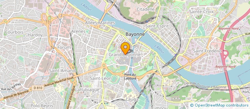 localisation de l'entreprise OPTIKOA LAGUN TALDEA à BAYONNE
