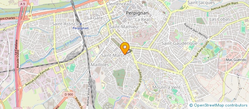 localisation de l'entreprise OPTILAF 2  PERPIGNAN